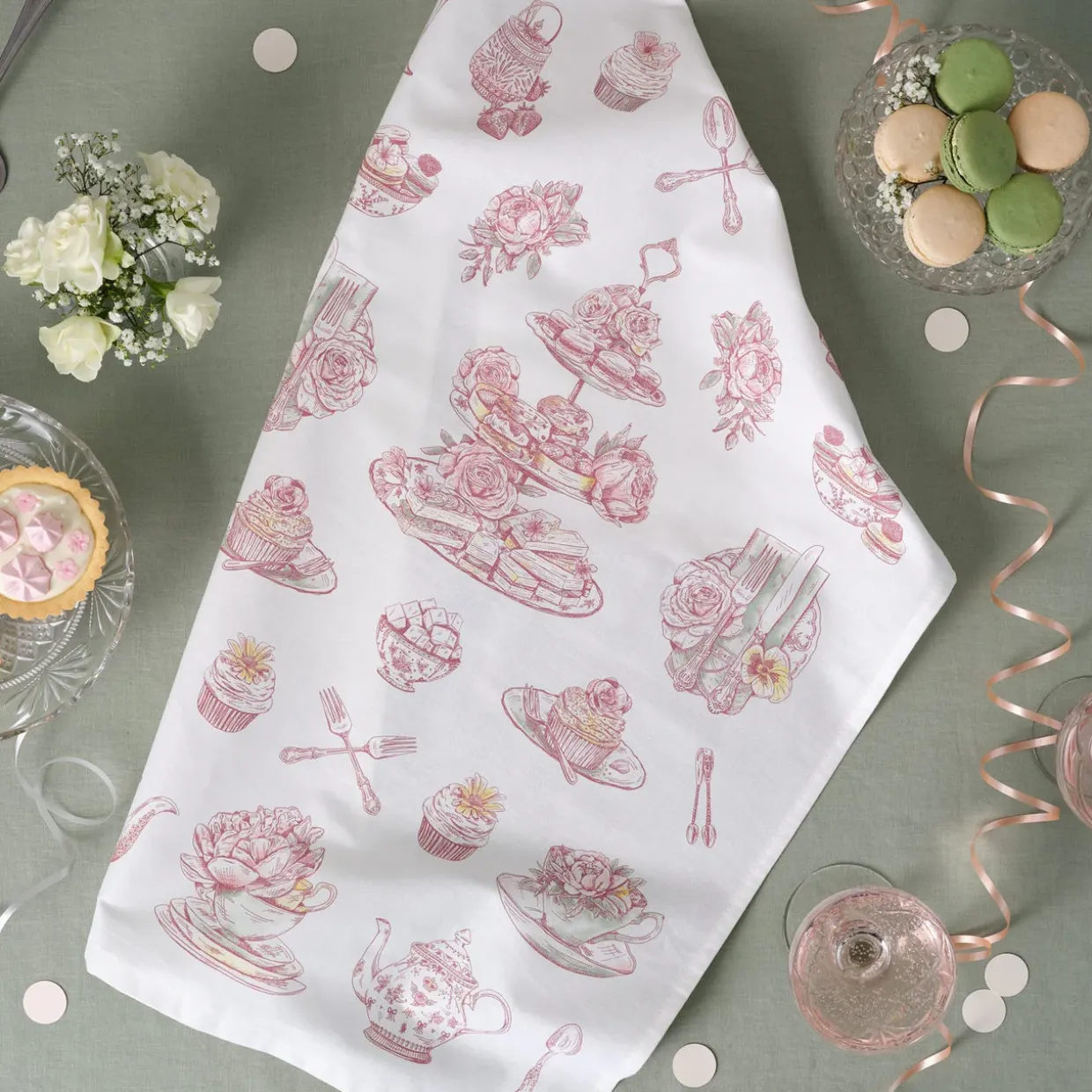 Afternoon Tea Tea Towel