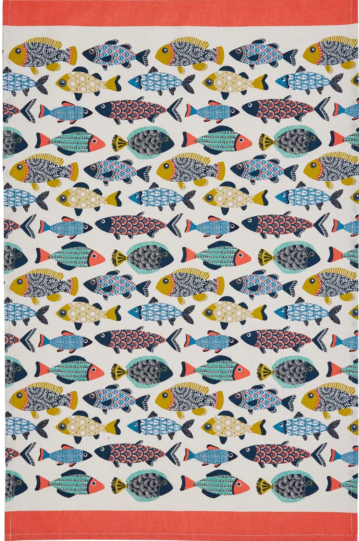 Aquarium Cotton Tea Towel