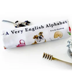 A Very English Alphabet Tea Towel