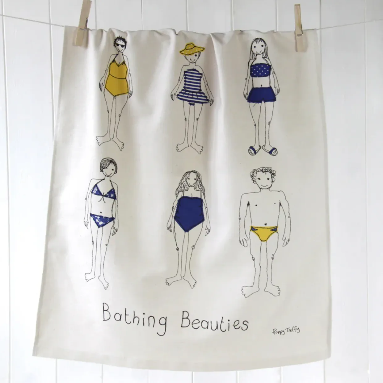 Bathing Beauties Tea Towel