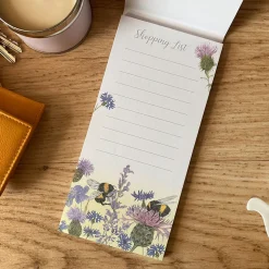 Bee & Flower Shopping List Pad