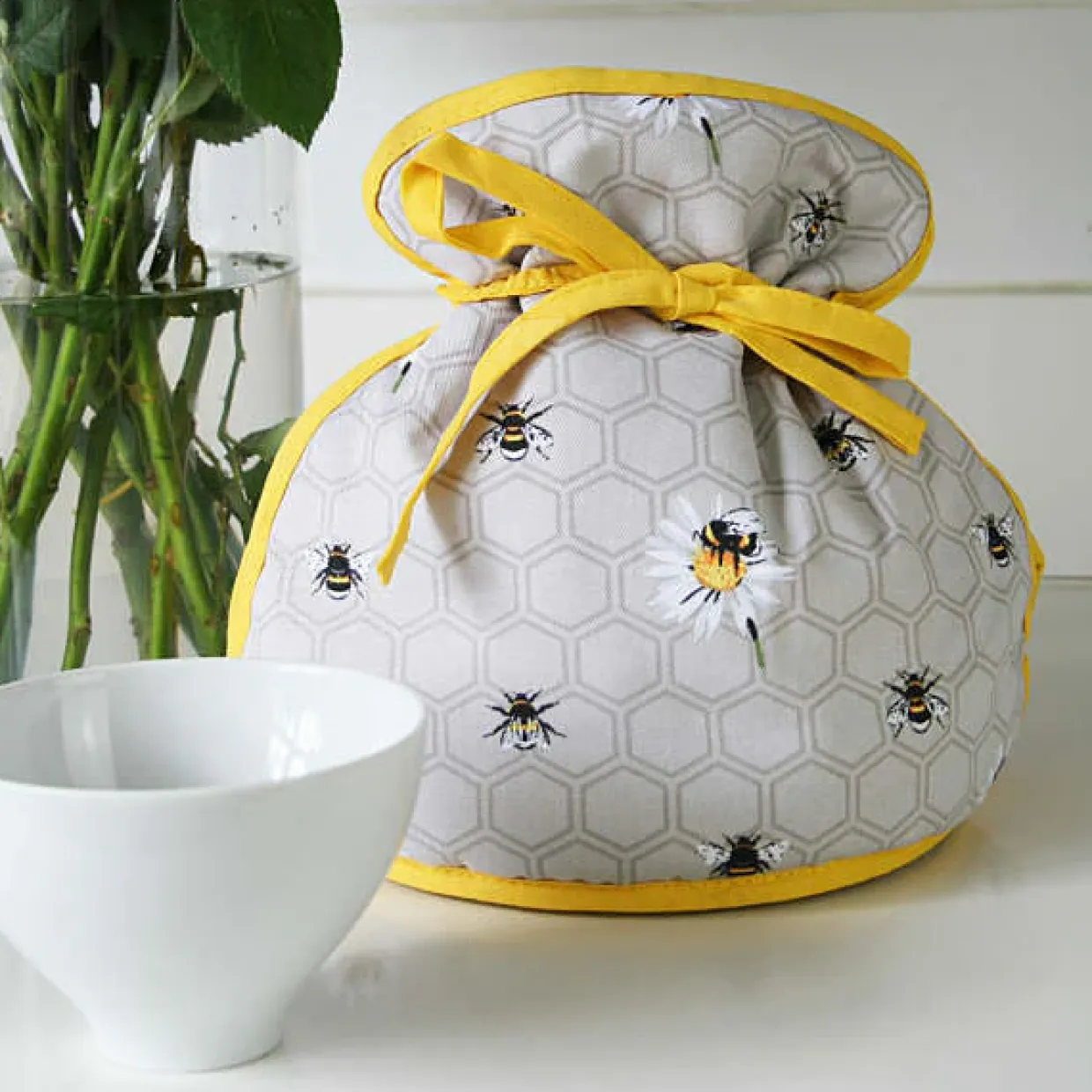 Bee Happy Muff Tea Cosy