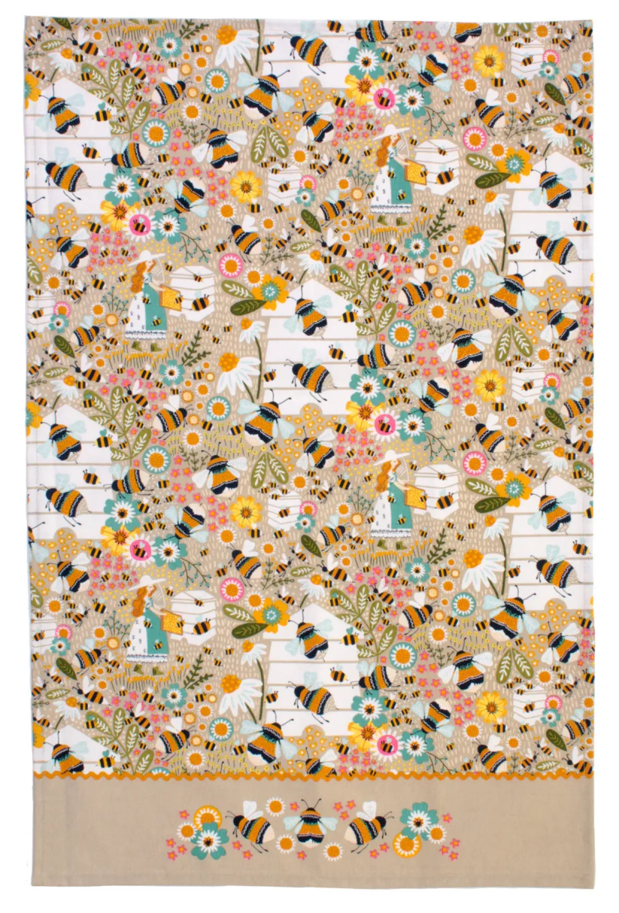 Bee Keeper Cotton Tea Towel