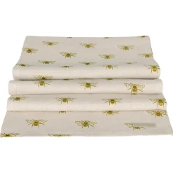 Bees Linen Table Runner