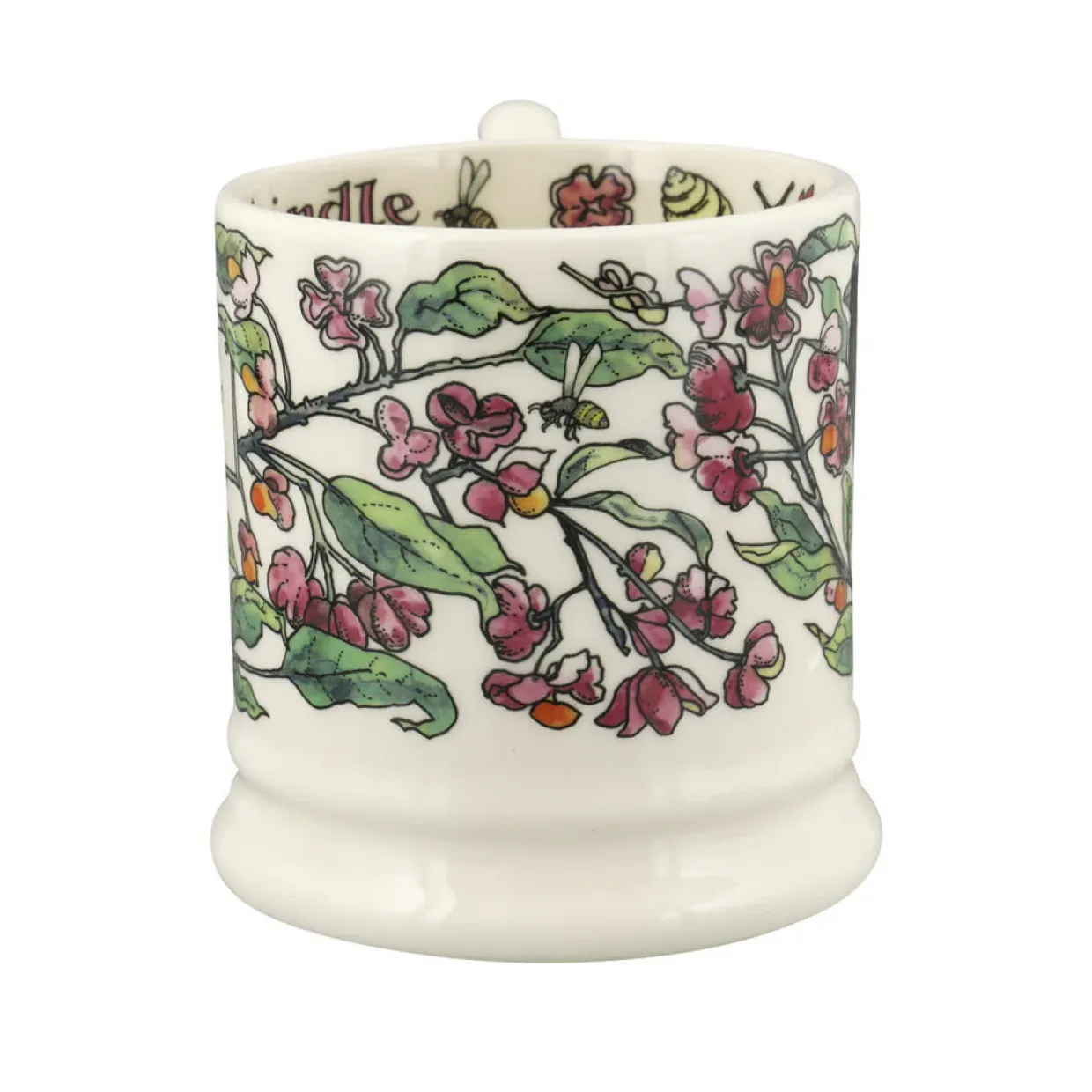 Birds In The Hedgerow Spindle & House Sparrow 1/2 Pint Mug