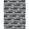 Black Toast Knives & Forks Tea Towel