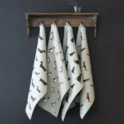 Border Collie Tea Towel