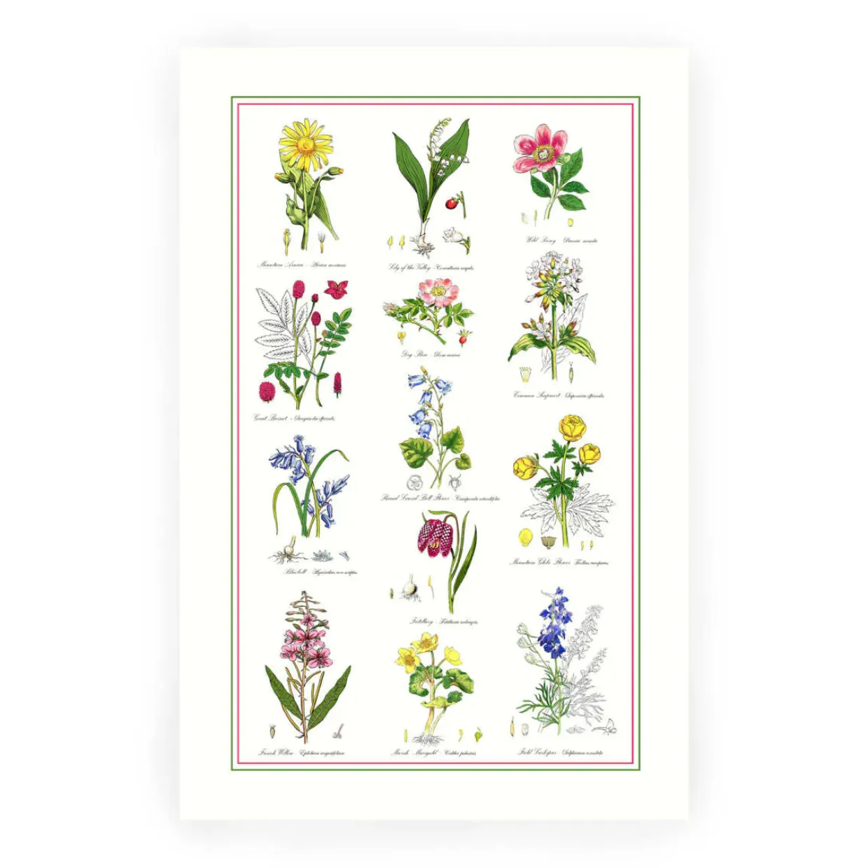 Botanical Garden Cotton Tea Towel