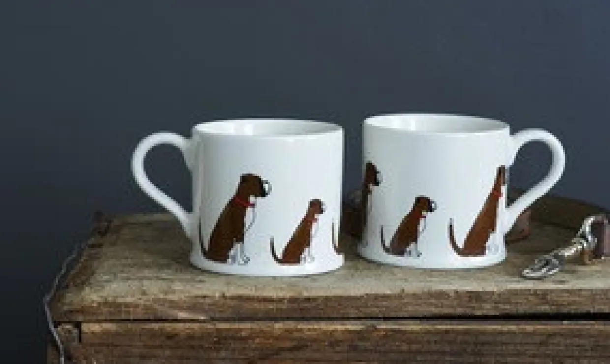 Boxer Mug Boxed