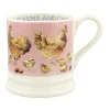 Bright New Morning Chickens And Chicks 1/2 Pint Mug