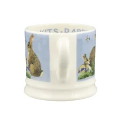 Bright New Morning Rabbits & Kits Small Mug