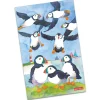 Bright Puffins Tea Towel