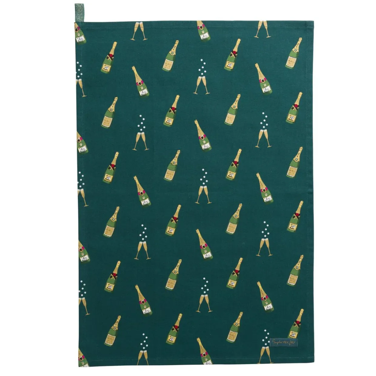 Bubbles & Fizz Tea Towel