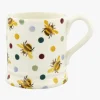 Bumblebee & Polka Dot 1/2 Pint Mug