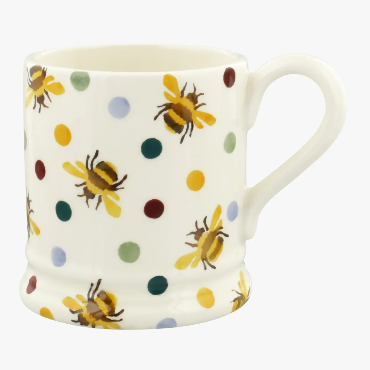Bumblebee & Polka Dot 1/2 Pint Mug