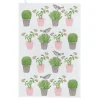 Cactus & Bird Tea Towel
