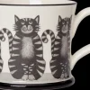 Cat Mug By Moorland Pottery