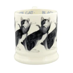Cats Black & White 1/2 Pint Mug