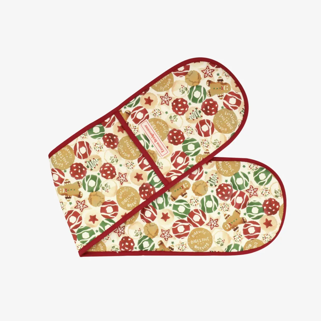 Christmas Biscuits Oven Glove & Tea Towel Set