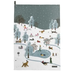 Christmas Dogs Set Of 2 Tea Towels