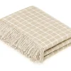 Classic Collection Athens Beige Marino Lambswool Throw Blanket