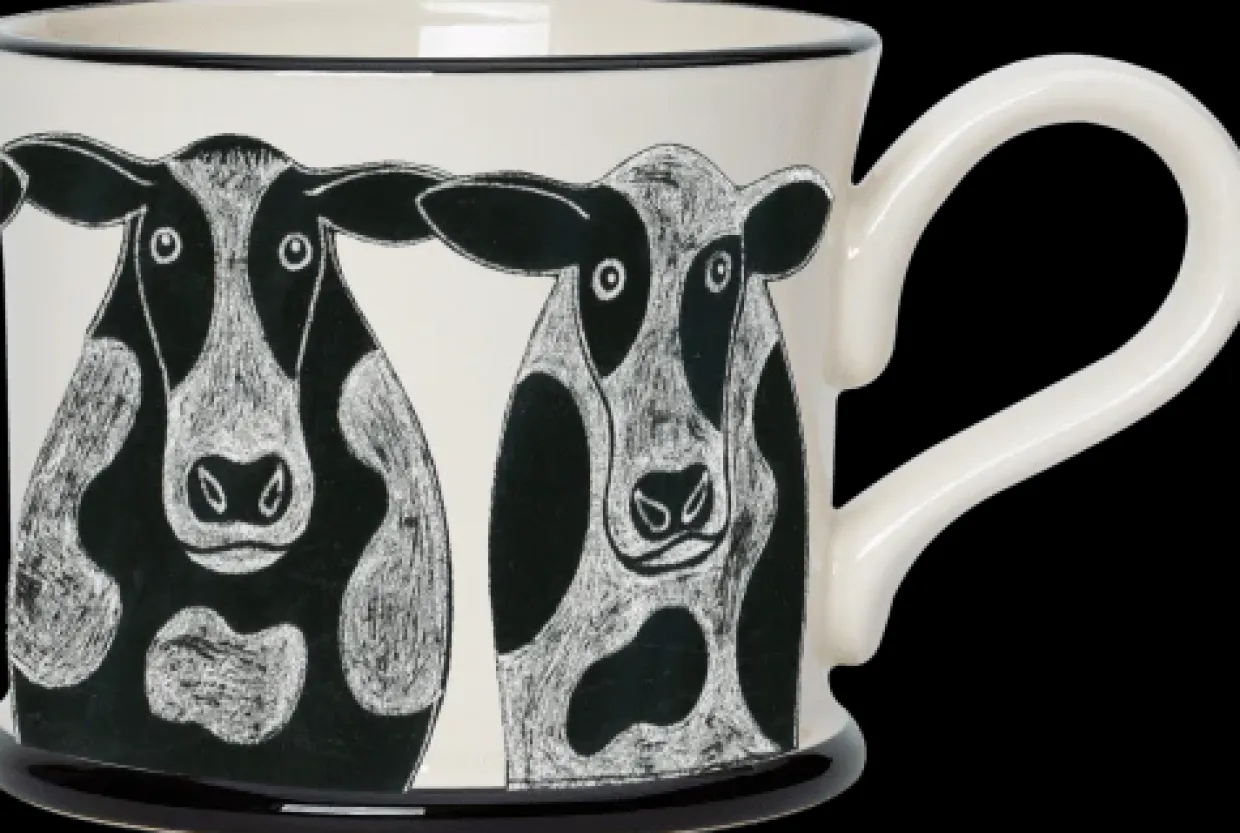 Cow Mug By Moorland Pottery