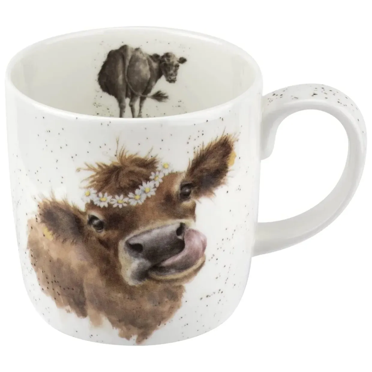 Daisy Chain' Cow Bone China Mug