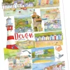 Devon Ii By Emma Ball Tea Towel
