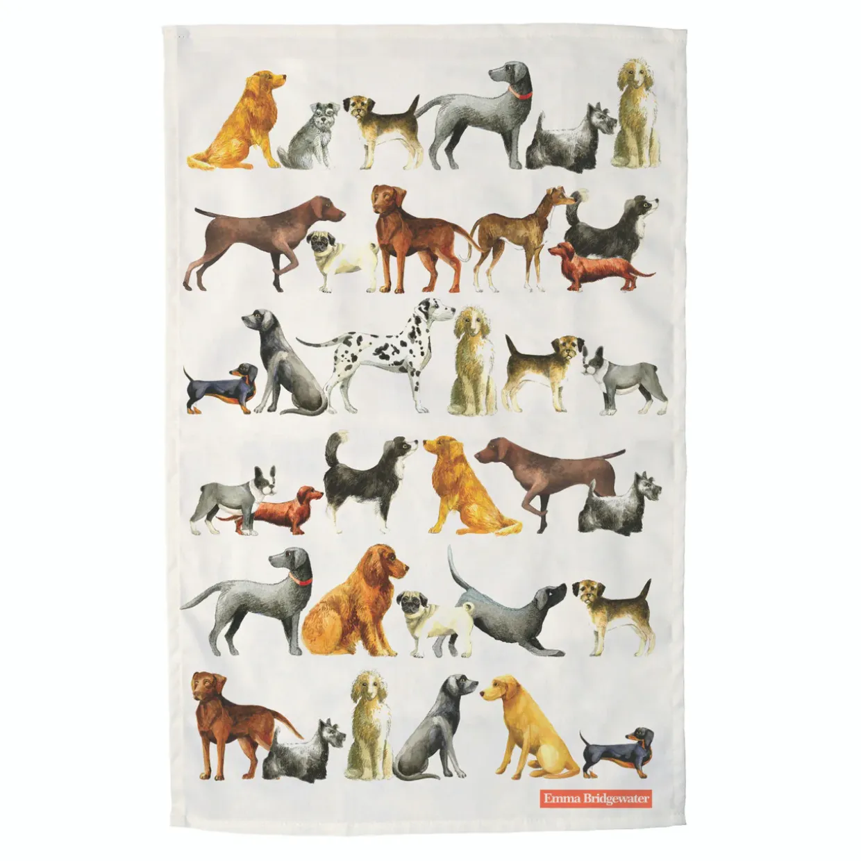 Dogs Tea Towel