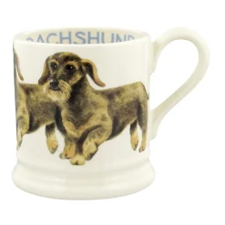 Dogs Wire Haired Dachsund 1/2 Pint Mug