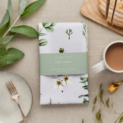 Ethereal Tea Towel - Light Blue