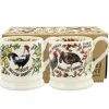 Farmyard Birds Set Of 2 1/2 Pint Mugs (Boxed)