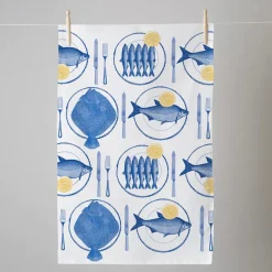 Fish Supper Tea Towel
