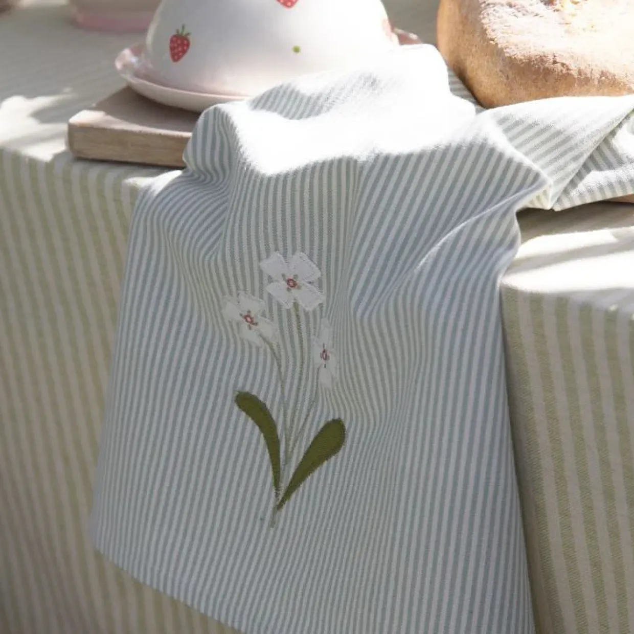Flower Tea Towel - Set Of 2