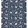 Forest Friends Navy Tea Towel Twin Pack