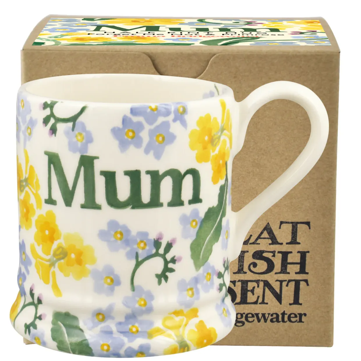 Forget Me Not & Primrose Mum 1/2 Pint Mug Boxed