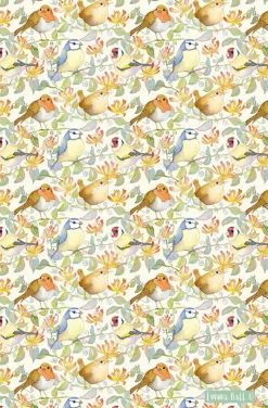 Garden Birds Tea Towel