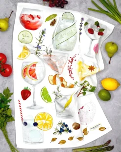 2023 G & T Tea Towel By Corinne Alexander
