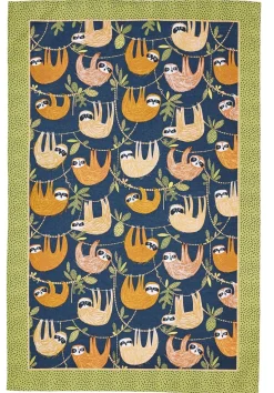 Hanging Around Cotton Tea Towel