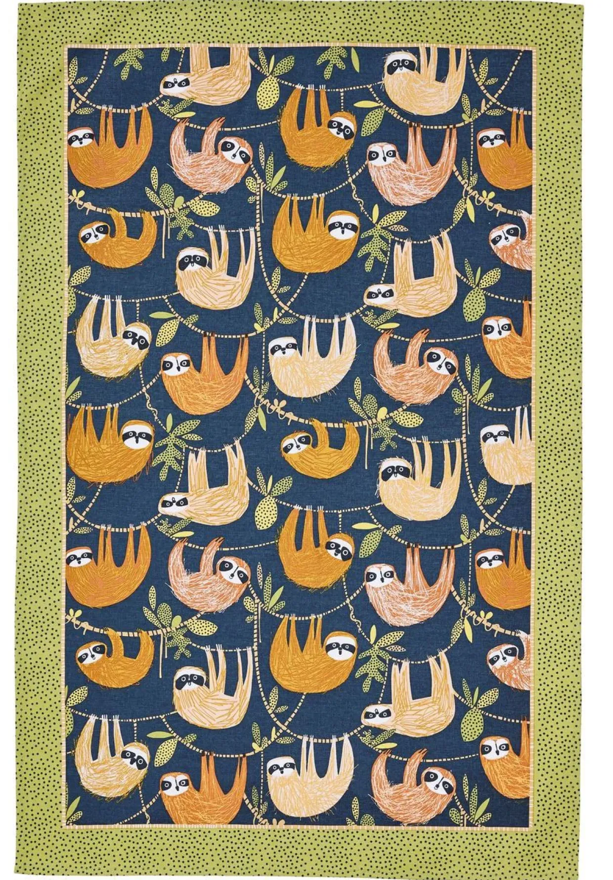 Hanging Around Cotton Tea Towel