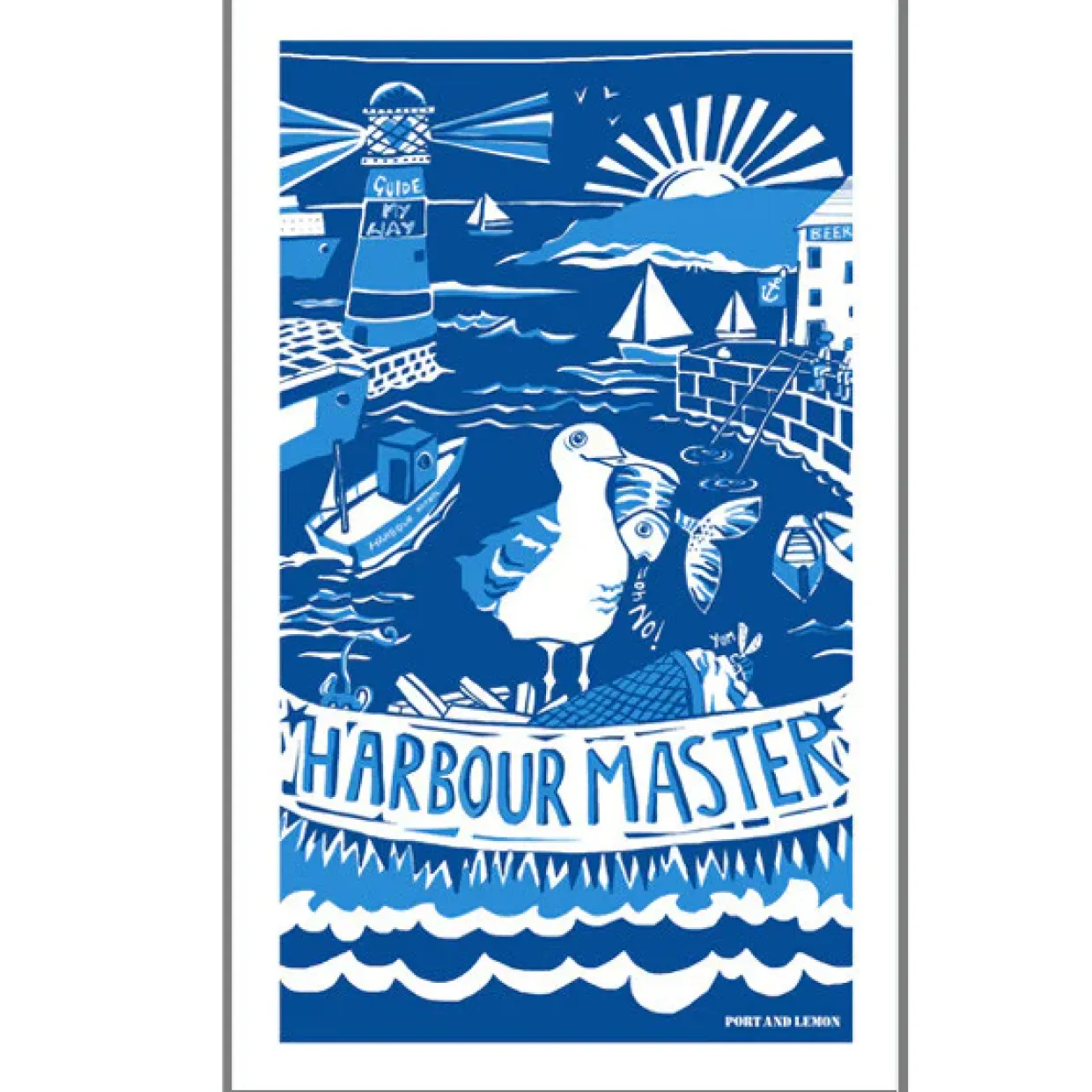 Harbour Master 100% Cotton Tea Towel