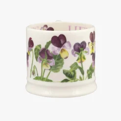 Heartsease Pansies Small Mug