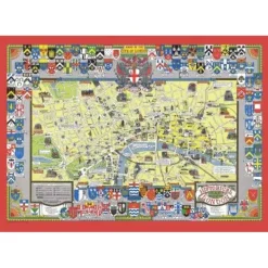 Historical Map Of London Jigsaw Puzzle