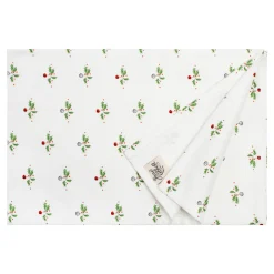 Holly And Berry Cotton Tea Towel