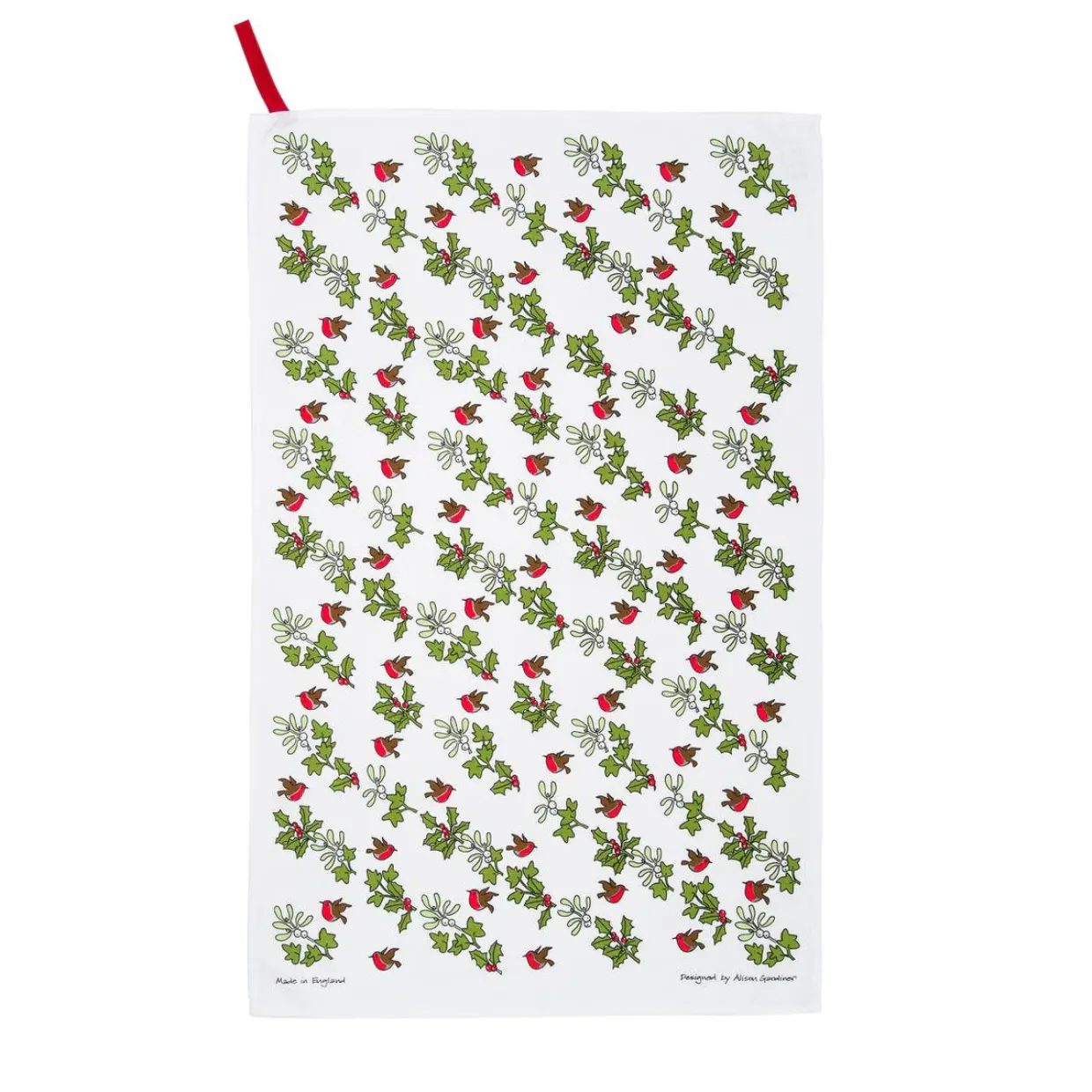 Holly & Ivy Tea Towel