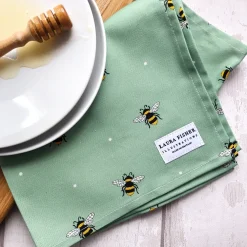 Honey Bee Cotton Tea Towel