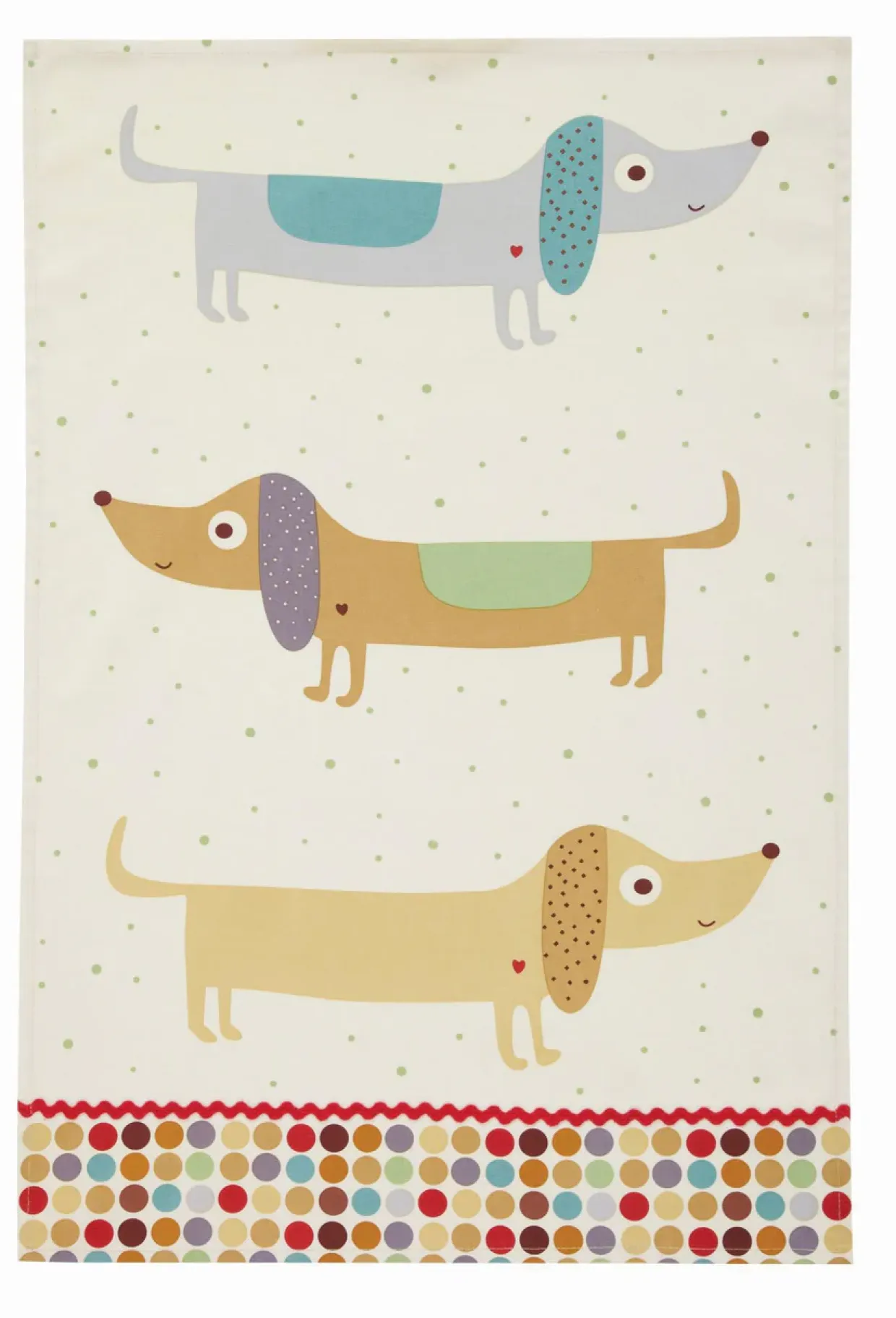 Hot Dog Cotton Tea Towel