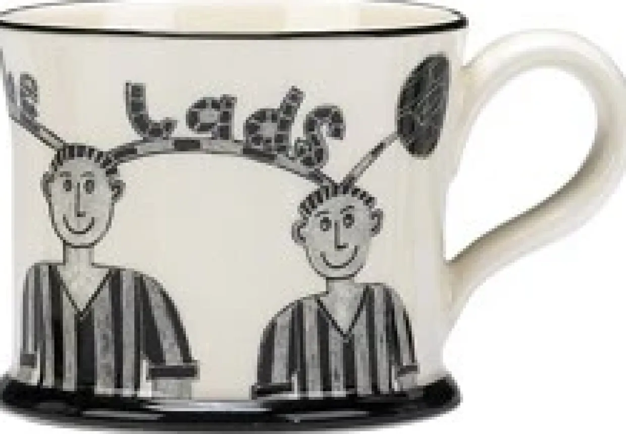 Howay The Lads Mug By Moorland Pottery