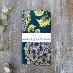 Hydrangea Noir Tea Towel