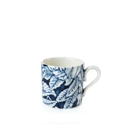 Ink Blue Hibiscus Coffee Can